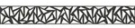 GroJa Steckzaun Designeinsatz Triangle Aluminium Anthrazit DB 703