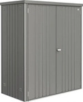 Biohort 30010, Biohort Ger&auml;teschrank quarzgrau-metallic, 150 (155x83 cm)