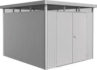 Biohort 83069, Biohort Ger&auml;tehaus HighLine silber-metallic, Doppelt&uuml;r, H5...