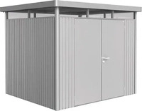Biohort 83049, Biohort Ger&auml;tehaus HighLine silber-metallic, Doppelt&uuml;r, H3 (275x235