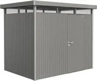 Biohort 88030, Biohort Ger&auml;tehaus HighLine quarzgrau-metallic, Standardt&uuml;r, H2