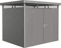 Biohort 88049, Biohort Ger&auml;tehaus HighLine quarzgrau-metallic, Doppelt&uuml;r, H3