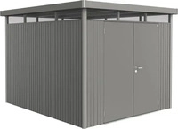 Biohort 88069, Biohort Ger&auml;tehaus HighLine quarzgrau-metallic, Doppelt&uuml;r, H5