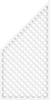 TraumGarten Sichtschutzzaun LONGLIFE Anschlussgitter weiß 90 x 180 cm auf 90 cm