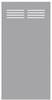 TraumGarten Sichtschutzelement SYSTEM BOARD Slot-Design Titangrau, 90x180 cm
