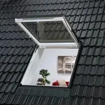 VELUX Ausstiegsfenster GTU 0070 Kunststoff THERMO Dachfenster, 114x140 cm (SK08)