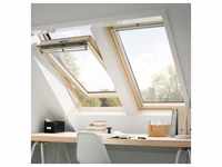 VELUX Dachfenster GPL 3070 Klapp-Schwingfenster Holz THERMO Fenster, 78x118 cm...