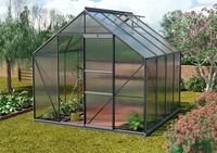 EPH 267304, EPH Vitavia Gew&auml;chshaus Merkur Tomatenhaus Schwarz, 4 mm, 258x257x232 cm
