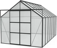 EPH 268944, EPH Vitavia Gew&auml;chshaus Uranus Tomatenhaus Schwarz, 4 mm, 445x257x248 cm