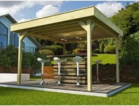 WEKA 657.2626.00.01, weka Holzpavillon Gartenlaube 657 Pavillon, offen, 218x218 cm