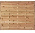 T&J Sichtschutzzaun Maxi-Massiv Sichtschutz Lamellenzaun, 180x150 cm