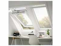 VELUX Dachfenster GGL 2070 Schwingfenster Holz THERMO weiß Fenster, 55x98 cm...