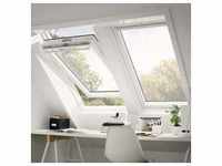 VELUX Dachfenster GGL 2070 Schwingfenster Holz THERMO weiß Fenster, 78x140 cm...