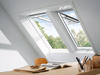 VELUX Dachfenster GPL 2070 Klapp-Schwingfenster Holz THERMO weiß Fenster, 66x140 cm
