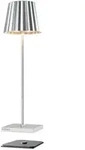 LED-Tischleuchte Troll 2.0 sompex silberfarben, 9xFu&szlig; 10 cm