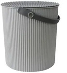 Eimer mit Deckel Omnioutil Hachiman grau/anthrazit, 33x33.8x31.2 cm
