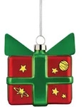 Weihnachtsanh&auml;nger Geschenk Cobosmico Alessi rot/gr&uuml;n mehrfarbig, Designer Massimo