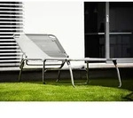 Jan Kurtz M&ouml;bel Aluminiumliege Amigo Big silbergrau, Designer Francesco Favagrossa,
