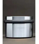 T&uuml;rstopper Big-Puk Artikel Edelstahl silber, Designer Bergfeld & Schwan, 6.3 cm