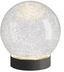 LED-Dekoleuchte Glamor Bauble sompex transparent, Sockel schwarz, Designer...