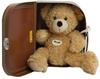 Teddybär mit Koffer Fynn Steiff Plüsch beige, 28x15x8 cm