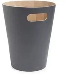 Papierkorb Woodrow Umbra Buchenholzfurnier natur/dunkelgrau, Designer Henry...