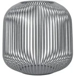 Laterne Lito Blomus Steel Gray grau, Designer Nina Th&ouml;ming, 27 cm