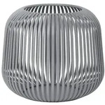 Laterne Lito Blomus Steel Gray grau, Designer Nina Th&ouml;ming, 17 cm