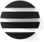 Wandregal Solis Umbra Stahl schwarz, Designer Allstudio, 18.5 cm