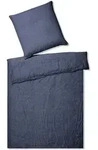 Elegante Casual Bettw&auml;sche &raquo;Breeze&laquo; Marine 7038-220 Bettw&auml;sche 200x200 cm / 2x