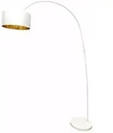 SalesFever &raquo;Two Toned&laquo; Bogenlampe wei&szlig; 135x201x38 cm