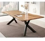 SalesFever &raquo;Saira&laquo; Esstisch Akazie mit Y-Gestell 240x110 cm