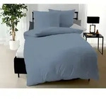 Kaeppel Mako-Satin Bettw&auml;sche Uni 3000/641 taube &ndash; erh&auml;ltlich in 3 Gr&ouml;&szlig;en