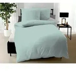 Kaeppel Mako-Satin Bettw&auml;sche Uni 3000/653 mint 155x220 cm / 80x80 cm