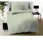 Kaeppel Mako-Satin Bettw&auml;sche Uni 3000/623 jade 135x200 cm / 80x80 cm