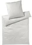 Elegante Mako-Satin Bettw&auml;sche &raquo;Solid&laquo; Natur 6800-70 Bettw&auml;sche 200x200 cm /