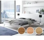 Hasena Pronto &raquo;Calvari&laquo; Massivholzbett Weiss deckend, lackiert / 160x200 cm /...
