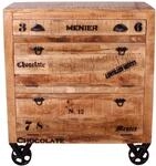 SIT &raquo;Rustic&laquo; Massivholz Mango Schuhschrank - hoch 1962-04