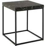 Actona &raquo;Barossa&laquo; Couchtisch Marmordekor Marquina schwarz 110x45x55 cm