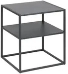 Actona &raquo;Newton&laquo; Nachttisch Stahl schwarz 45x50,5x40 cm / Stahl schwarz