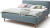 meise.möbel »Mattis« Polsterbett mit Bettkasten 180x200 cm / Eisblau / ohne