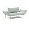 Innovation »ZEAL« Design-Sofa 552 Soft Pacific / Bow Eiche lackiert