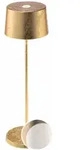 Zafferano &raquo;Olivia Pro&laquo; LED-Tischleuchte in Metalloptik dimmbar gold