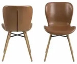 Actona &raquo;Batilda -A1&laquo; Esszimmerstuhl Lederlook 47x82,5x56 cm