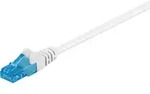 Goobay CAT 6A Patchkabel, U/UTP, wei&szlig;