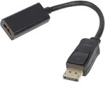 DisplayPort/HDMI Adapterkabel 1.2, vergoldet DisplayPort-Stecker > HDMI-Buchse (Typ
