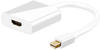 Goobay Mini DisplayPort/HDMITM-Adapterkabel 1.2, vergoldet - Mini DisplayPort-Stecker