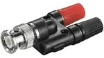Goobay BNC-Stecker > 2x 4-mm-Bananenbuchse - mit vergoldeten Kontakten