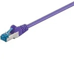 Goobay CAT 6A Patchkabel, S/FTP (PiMF), Violett
