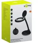 Goobay - LED Stand Lupenleuchte 6 W, Schwarz